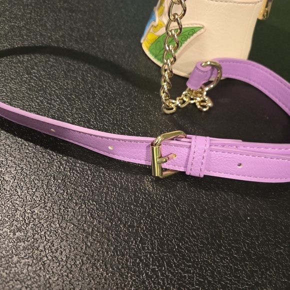 StitchShoppe Loungefly Alice In Wonderland CaterpillerMushroom CrossbodyBag NWOT - Picture 8 of 15